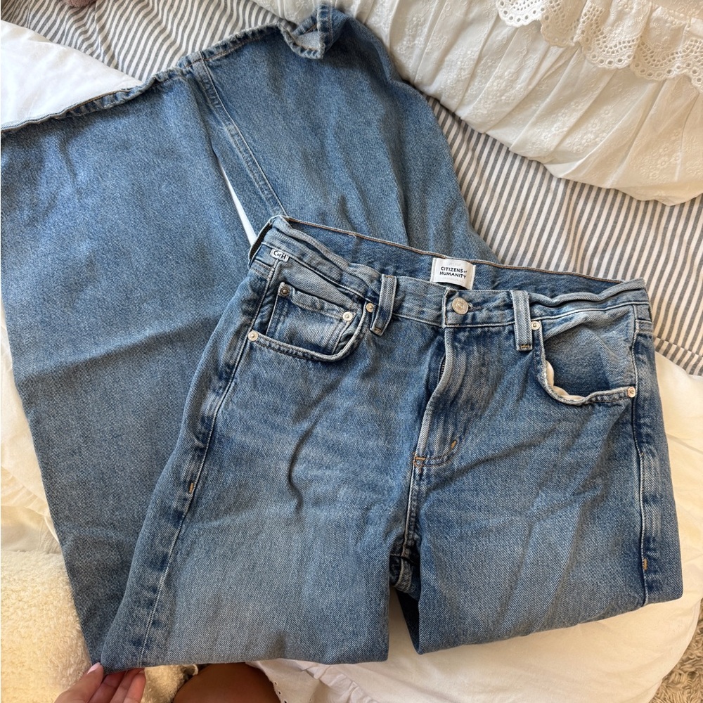 Citizens Of Humanity Light Blue Straight Leg Jeans